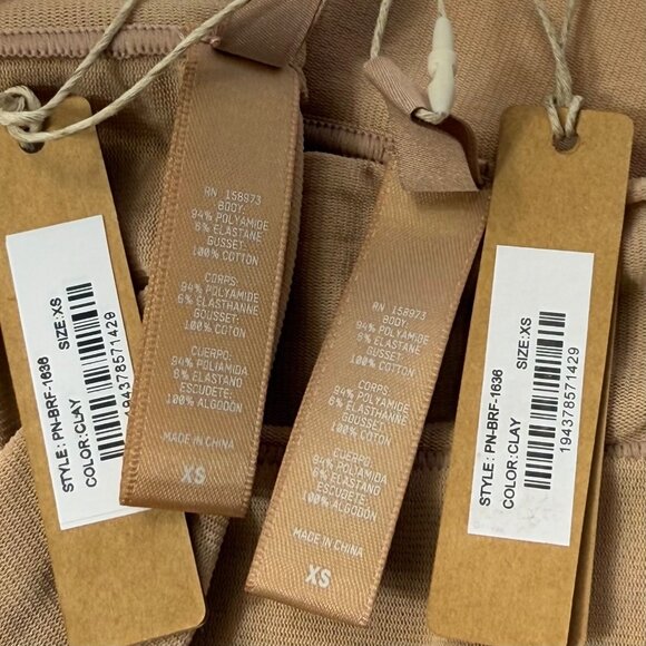 SKIMS Summer Mesh Brief Lot of 2 Clay XS - Picture 8 of 11